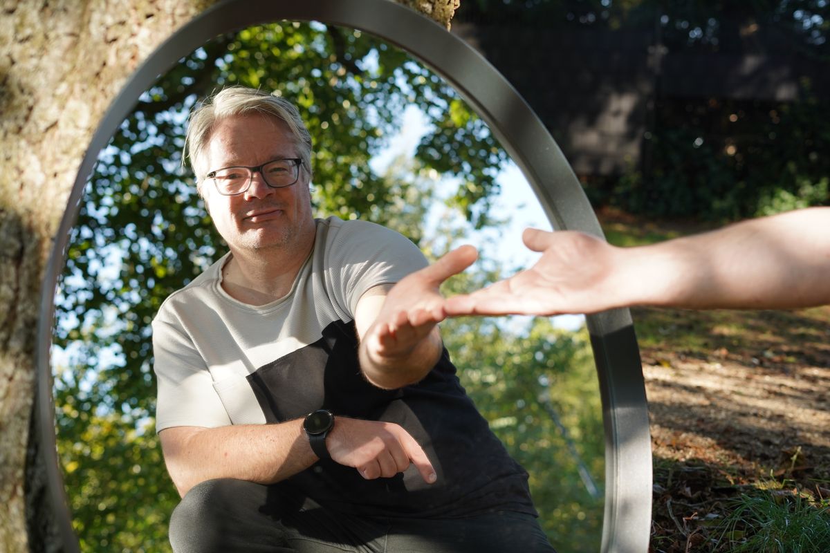 Peter Spaan aan het werk